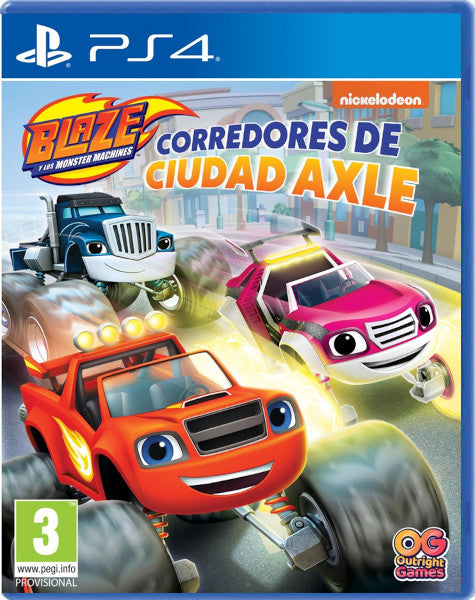 Blaze Y Los Monster Machines Corredores De Ciudad Axle Sony Playstation 4 PS4 Hover Image
