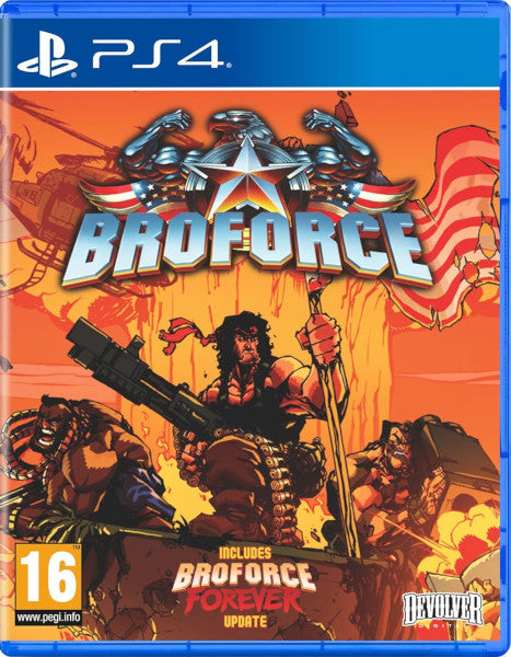Broforce Sony Playstation 4 PS4 Hover Image