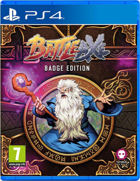 Battle Axe With Pin Badges Set Sony Playstation 4 PS4 Hover Image