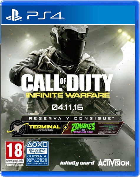 Call Of Duty: Infinite Warfare (mapa Extra Termanil Y Pack Zombies) Sony Playstation 4 PS4 Hover Image