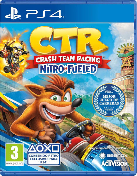 Crash Team Racing Nitro Fueled Sony Playstation 4 PS4 Hover Image