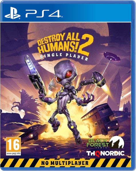 Destroy All Humans! 2 Single Player Sony Playstation 4 PS4