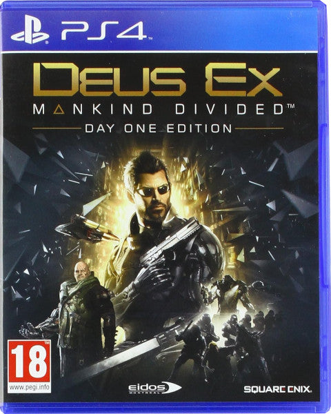 Deus Ex: Mankind Divided Day One Edition Sony Playstation 4 PS4 Hover Image