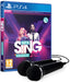 Let's Sing 2023 (incluye Canciones En Espaol) + 2 Microfonos Sony Playstation 4 PS4