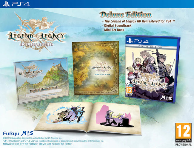 The Legend Of Legacy Hd Remastered  Deluxe Edition Sony Playstation 4 PS4 Hover Image