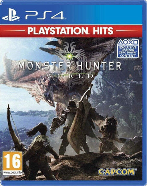 Monster Hunter World (playstation Hits) Sony Playstation 4 PS4 Hover Image