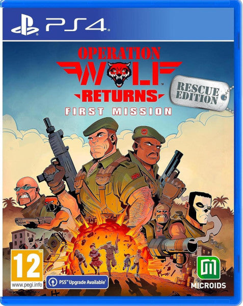 Operation Wolf Returns: First Mission Rescue Edition Sony Playstation 4 PS4 Hover Image