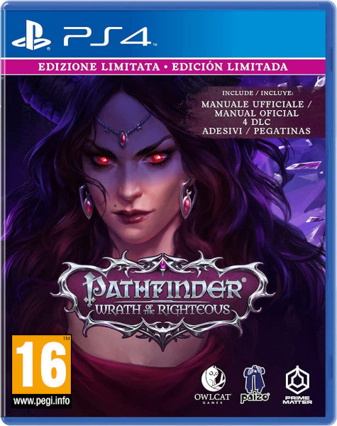 Pathfinder: Wrath Of The Righteous -edicion Limitada- Sony Playstation 4 PS4 Hover Image