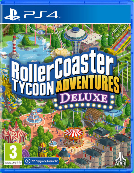Rollercoaster Tycoon Adventures Deluxe Sony Playstation 4 PS4 Hover Image