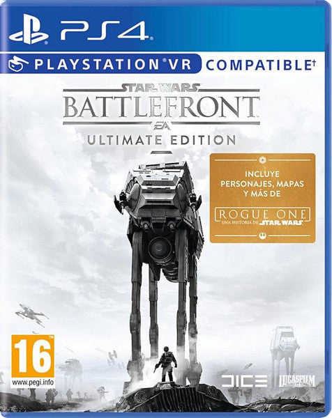 Star Wars Battlefront Ultimate Edition (vr) Sony Playstation 4 PS4 Hover Image
