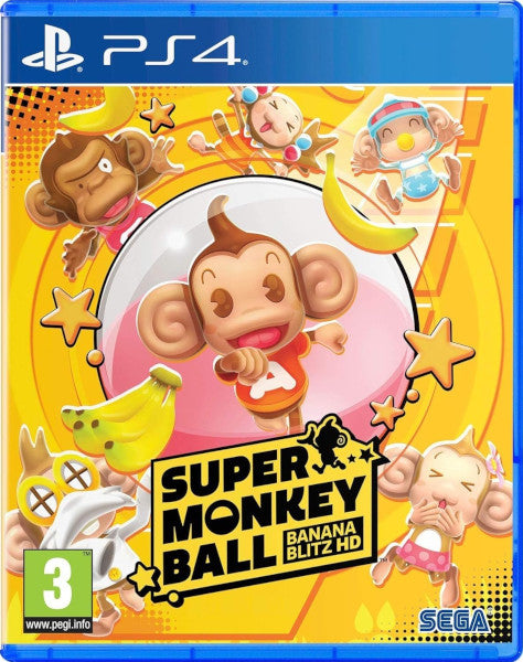 Super Monkey Ball Banana Blitz Hd (pegatinas En El Interior) Sony Playstation 4 PS4 Hover Image