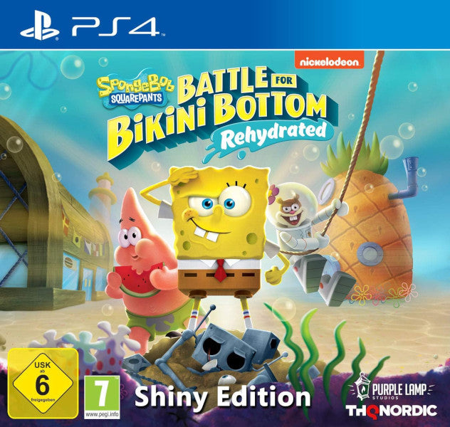 Bob Esponja: Battle For Bikini Bottom Rehydrated Shiny Edition Sony Playstation 4 PS4