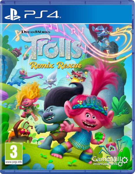 Dreamworks Trolls Remix Rescue Sony Playstation 4 PS4 Hover Image