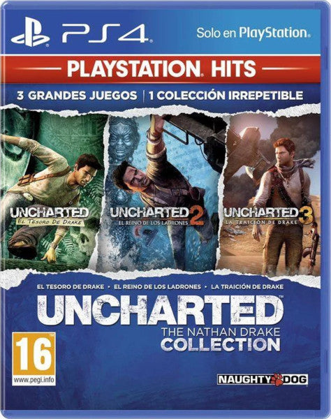 Uncharted: The Nathan Drake Collection (playstation Hits) Sony Playstation 4 PS4 Hover Image