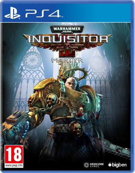 Warhammer 40.000 Inquisitor Martyr Sony Playstation 4 PS4 Hover Image