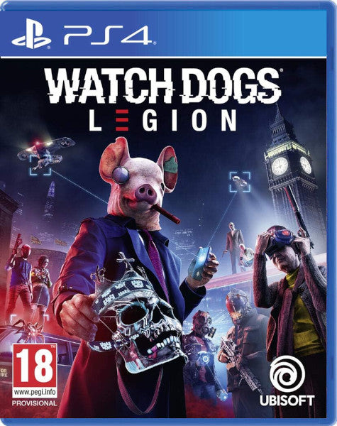 Watch Dogs Legion Sony Playstation 4 PS4 Hover Image