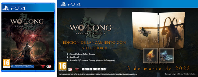 Wo Long Fallen Dynasty -launch Edition- Sony Playstation 4 PS4 Hover Image