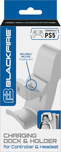 Estación de carga Blackfire Charging Dock & Holder Stand (for Controller & Headset) (pro) Playstation 5 PS5 Hover Image
