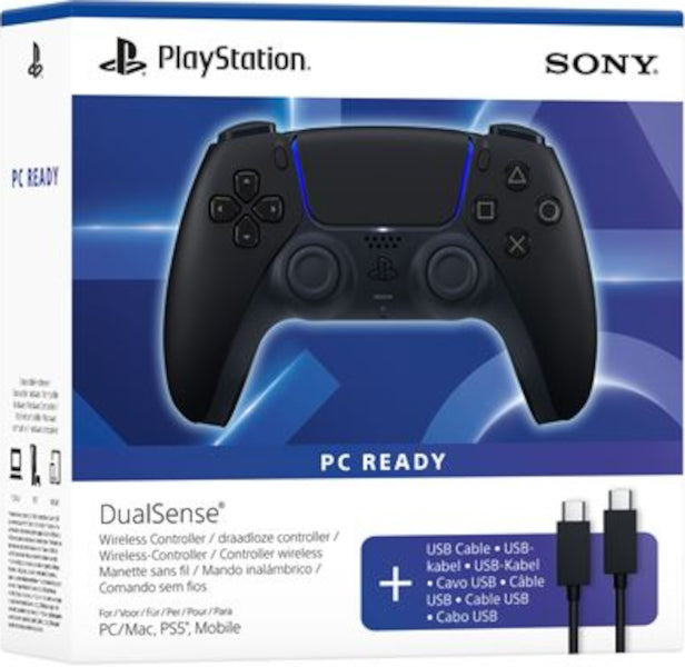 Mando Dualsense Wireless Controller Midnight Black (negro) + Usb Cable Playstation 5 PS5 Hover Image