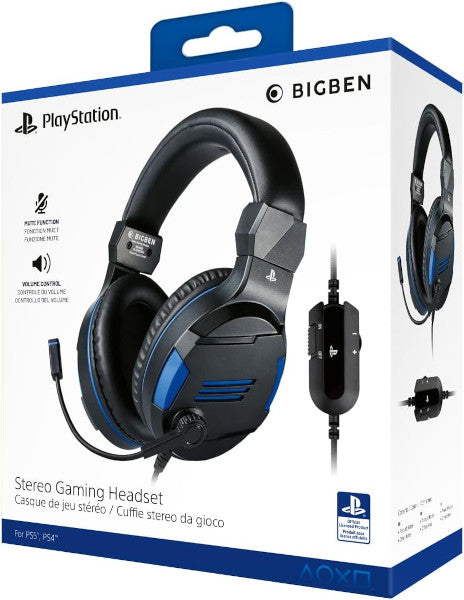 Accesorio Bigben Stereo Gaming Headset Black (ps4) (official) Playstation 5 PS5
