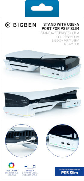 Soporte Nacon Stand With Usb-a Ports Ps5 Slim Playstation 5 PS5