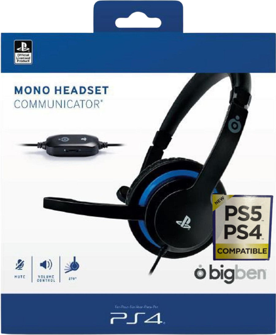 Accesorio Bigben Mono Headset Communicator (ps4) Playstation 5 PS5