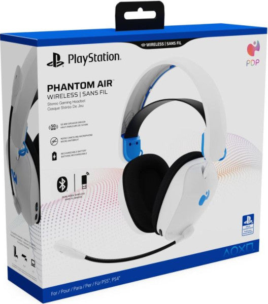 Cascos Pdp Phantom Air Wireless Sans Fil Stereo Gaming Headset White (blanco) (ps5/ps4) Playstation 5 PS5 Hover Image