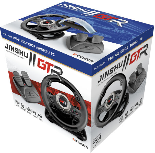 Volante Indeca Racing Wheel Jinshu Ii Gtr (ps4/xbx/switch/pc) Playstation 5 PS5