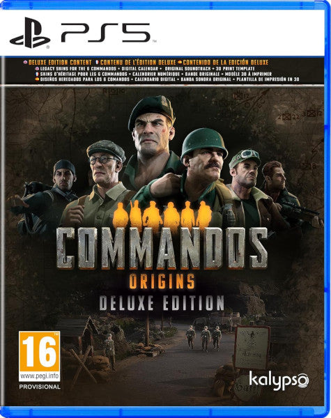 Commandos: Origins - Deluxe Edition - Sony Playstation 5 PS5 Hover Image