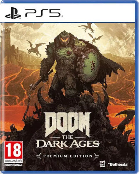 Doom Dark Ages Premium Edition (cont De Campaa/paq. Diseos Divinidad/libro Digital/banda Sonora) Sony Playstation 5 PS5 Hover Image