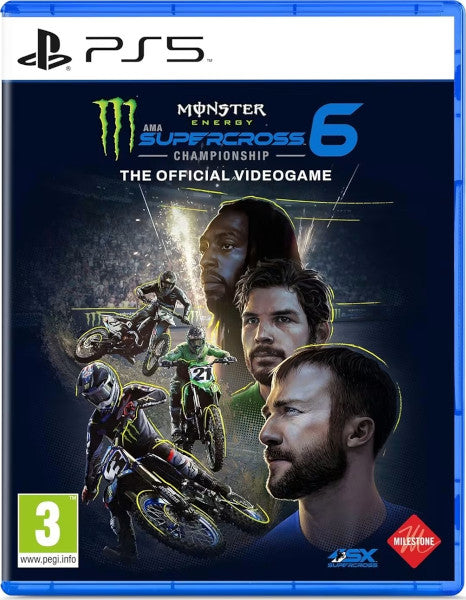 Monster Energy Supercross 6 The Official Videogame Sony Playstation 5 PS5 Hover Image