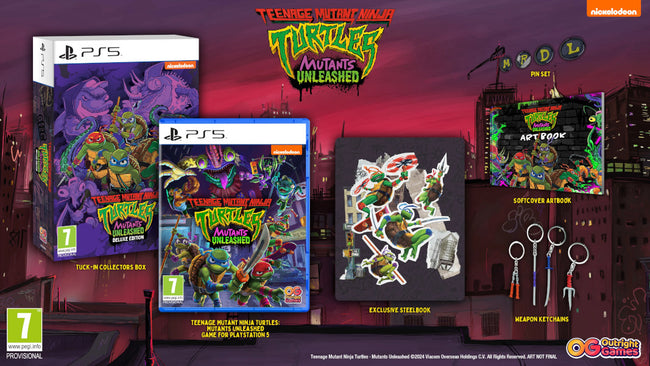 Teenage Mutant Ninja Turtles: Mutants Unleashed - Deluxe Edition Sony Playstation 5 PS5 Hover Image