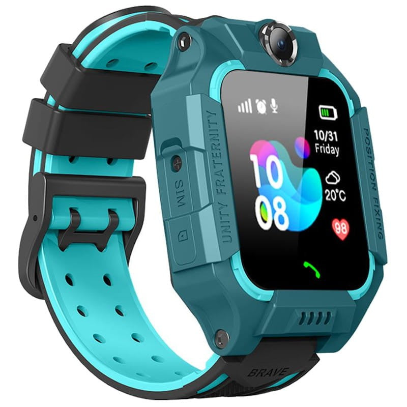 Smartwatch para Nios Q19 Verde - Reloj inteligente