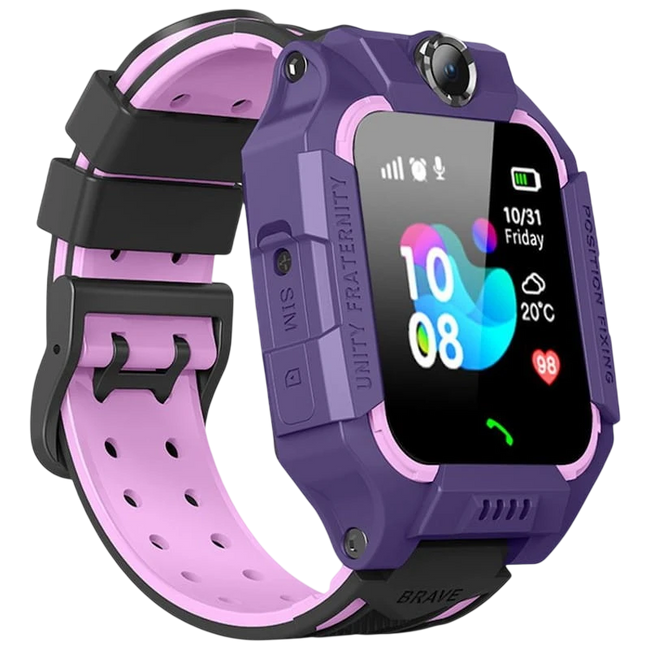 Smartwatch para Nios Q19 Violeta - Reloj inteligente Hover Image