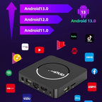 Q1 ATV H313 8K 2GB/8GB Android 13 Negro - Android TV