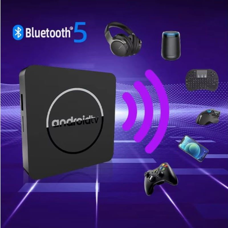 Q1 ATV H313 8K 2GB/8GB Android 13 Negro - Android TV