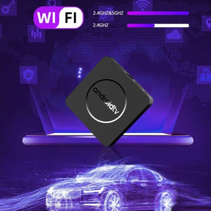 Q1 ATV H313 8K 2GB/8GB Android 13 Negro - Android TV