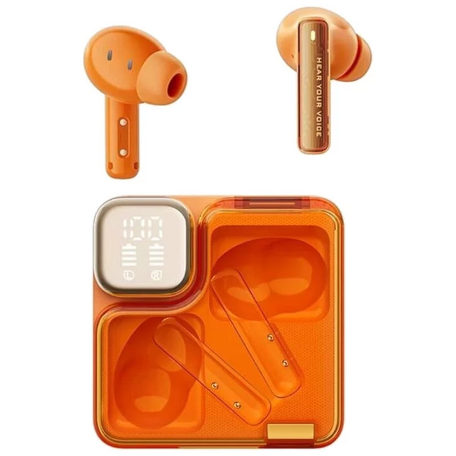 QCY MeloBuds Neo T31 Naranja - Auriculares Bluetooth Hover Image