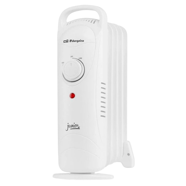 Radiador de aceite eléctrico Orbegozo Junior RO 720 700W Blanco Hover Image