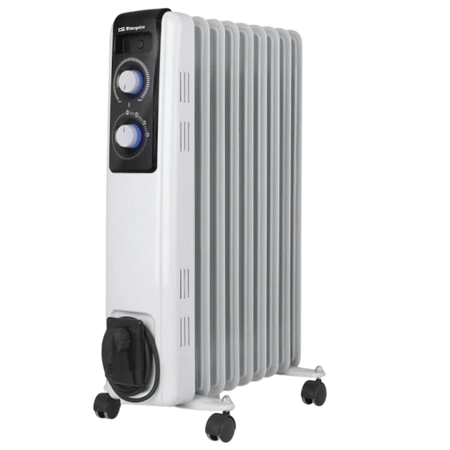 Radiador de aceite eléctrico Orbegozo RF 2000 2000W Blanco Hover Image