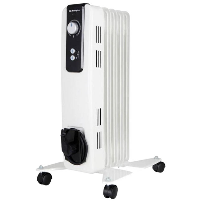 Radiador de aceite eléctrico Orbegozo RH 1000 1000W Blanco Hover Image