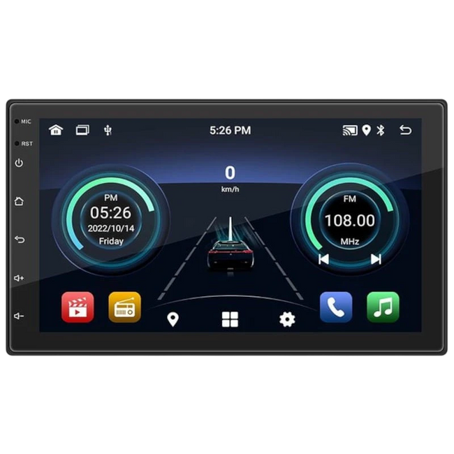 Autoradio 2 DIN SWM S-072C 2GB/64GB 7" USB Carplay Android Hover Image