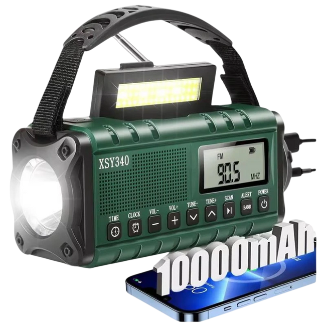 Radio de Emergencia XSY340 Portátil 10000 mAh Hover Image