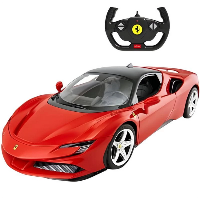RASTAR R/C 1:14 Ferrari SF90 Stradale Coche Radiocontrol Rojo Hover Image
