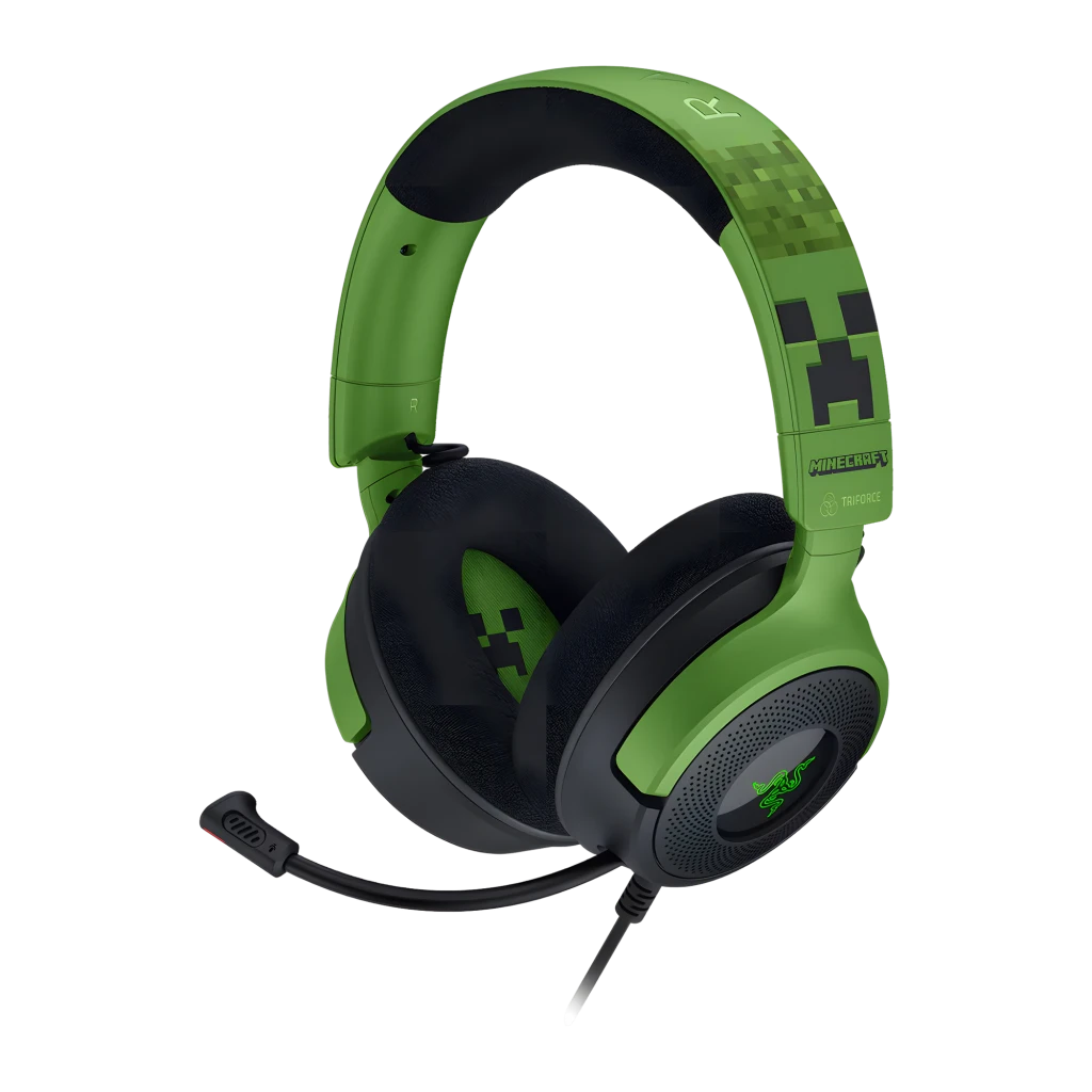 Razer Kraken V4 X Minecraft Edition Chroma con micrófono Auriculares gaming