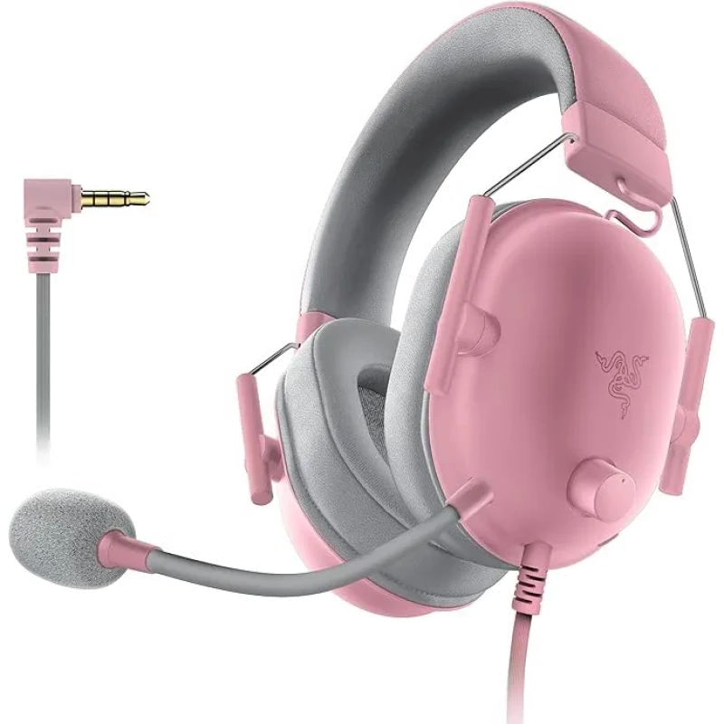 Razer Blackshark V2 X Rosa Auriculares Gaming con cable