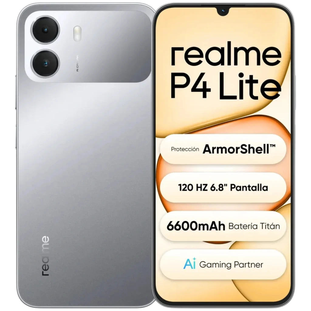 Realme P4 Lite 4G 128 GB Gris 4 GB 90Hz