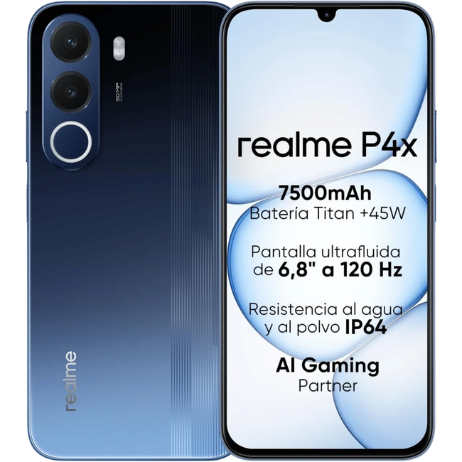 Realme P4X 4GB/128GB Phantom Navy Hover Image