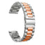 Correa Universal Metal Eslabones Dual 20mm para Smartwatch Xiaomi/Amazfit/Samsung/Huawei/Realme/Ticwatch