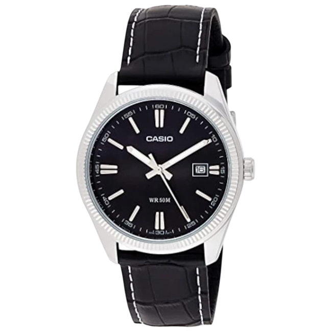 Casio MTP-1302PL-1AVEF Collection Men Reloj Analógico Negro Hover Image